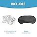 Snoring Solution Nasal Dilators Bundled With Travel Sleep Mask | Nose Vents Are Easy To Use And Comfortable For A Restful Nights Sleep. Effectively And Naturally Stop Snoring Quickly And Breathe Easy.