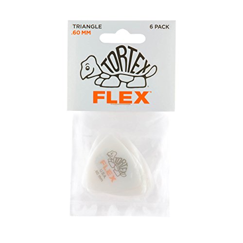 Dunlop Tortex Flex Triangle .60mm Guitar Picks - 6 Pack