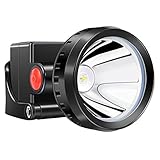 Kohree 3W KL2.8LM LED Miner Headlight Lamp 2000/15000 Lux Mining Light Cap Lamp Explosion Shock Proof-Perfect for Camping/Fishing/Hiking