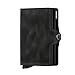 Secrid Men Twin Wallet Genuine Leather Vintage / RFID Safe Card Case for max 16 cards