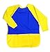 Attmu 2 Pack Kids Art Smocks, Children Waterproof Artist Painting Aprons Long Sleeve with 3 Pockets for Age 2-6 Years