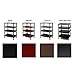Pangea Audio Vulcan Four Shelf Audio Rack, Media Stand, and Components Cabinet 4 Shelf Espresso