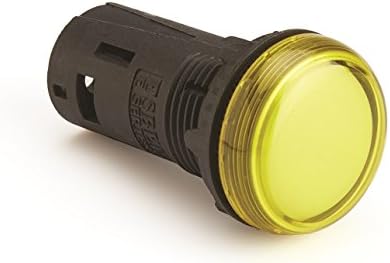 Entegral LED Indicating Light, 22mm, YELLOW 24V AC/DC