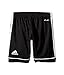 adidas Boys' Squadra 17 AEROREADY Regular Fit Quarter Length Soccer Shorts, Black/White, X-Small