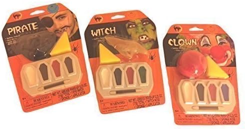 Scary Halloween Clown Makeup Kit with Applicator