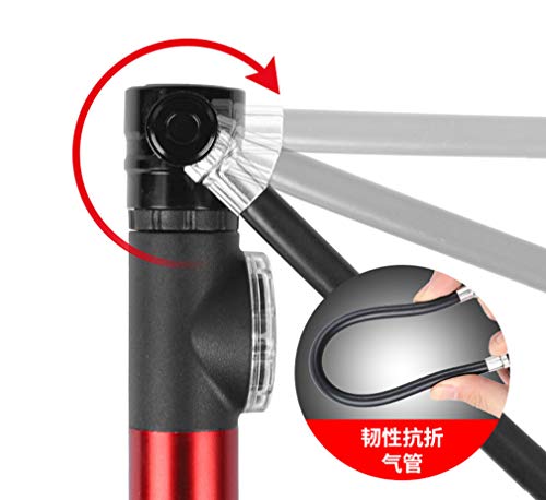 RUIXFHA-Bike-Pump-Bike-Pump-with-Pressure-GaugeBicycle-Tire-Air-Pump-Mini-Bicycle-Floor-Pump
