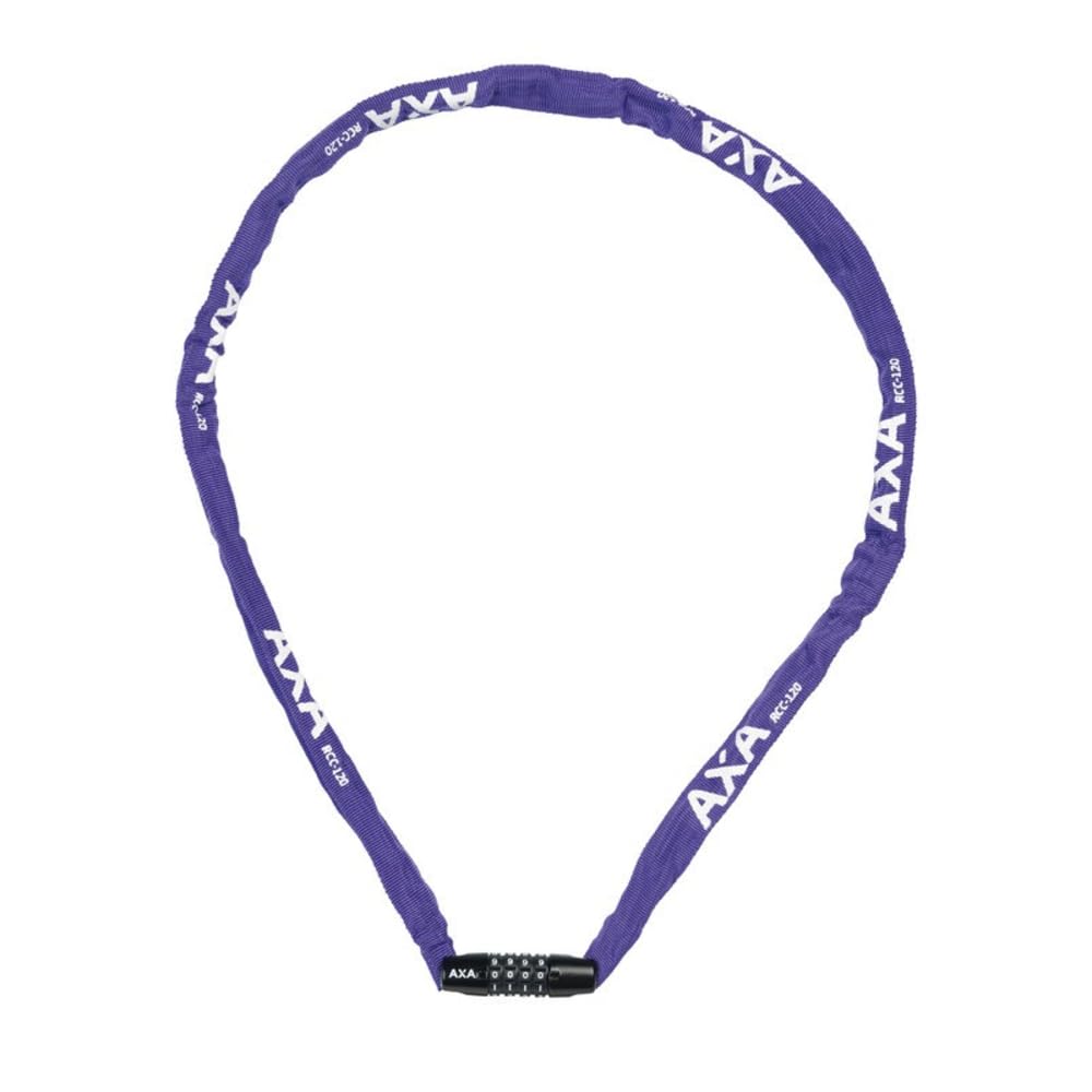 Axa Rigid Chain lock Violet 120 cm