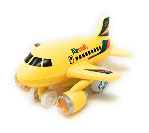 3 Friction+Powered+Airplanes+Lights+Sounds