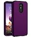 SKYLMW Case for LG Stylo 4 Case,LG Q Stylus Case,LG Stylus 4 Case,LG Stylo 4 Phone Case,Heavy Duty Three Layer Hybrid Sturdy Shockproof Armor High Impact Protective Cover for LG Stylo 4,Purple/Black