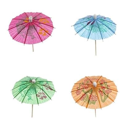 300 Deko-Picker 10 cm 'Eisschirmchen'