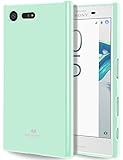 GOOSPERY Pearl Jelly for Sony Xperia X Compact Case with Screen Protector Slim Thin Rubber Case (Mint) XPXCPT-JEL/SP-MNT
