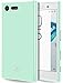 GOOSPERY Pearl Jelly for Sony Xperia X Compact Case with Screen Protector Slim Thin Rubber Case (Mint) XPXCPT-JEL/SP-MNT
