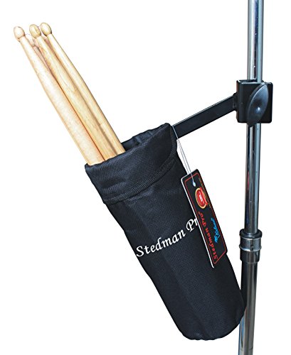 Vizcaya DSH10 Drum Stick Holder Drum Stick Bag with Drum Key (Black)