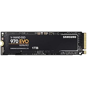 Samsung 970 EVO NVMe Intern Solid State Drive, 1TB, Zwart