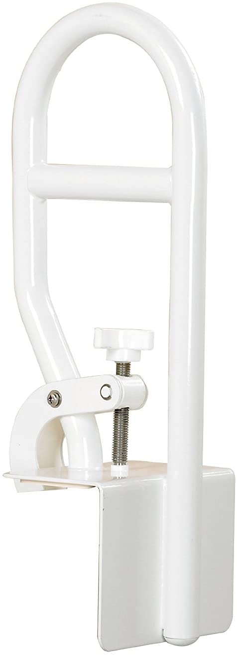 Homecraft Steel Grab Bar, Safety Rail and Mobility Aid Bathtub Clamp for Elderly, Handicapped and Disabled User Support