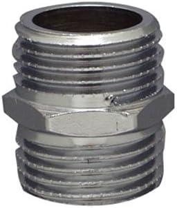 CORNAT TEC386601 1/2-inch Chrome Brass Double Nipple, Gray, 1/2 Zoll