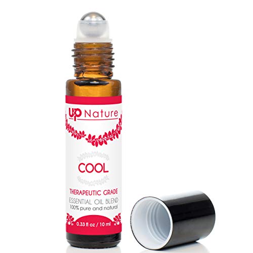 Cool Essential Oil Roll-On - Peppermint & Eucalyptus Oil - Anti-inflammatory - Joint, Muscle & Nerve Pain Relief - Easy Application Roller - High-Quality - Leak-Proof Rollerball - No Diffuser Needed!