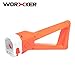 Worker Shoulder Stock Upgrade for nerf n strike elite series - White + Orange