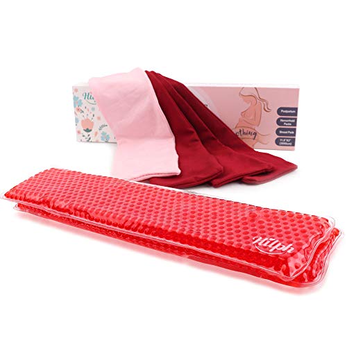 Hilph® Perineal Ice Packs for Postpartum, Reusable Perineal Cold Pack 2 Flexible Gel Packs with