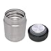 LunchBots Thermal 8 oz Triple Insulated Food Container - Hot 6 Hours or Cold 12 Hours - Leak Proof Thermos Soup Jar - All Stainless Interior - Black