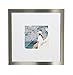 Tiny Mighty Frames 3-Set, Silver, Brushed Metal, Square Instagram Photo Frame, 8x8 (4x4 Matted) (3, Silver)