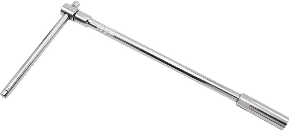 Spark Plug Wrench Remover Installer Tool Set, 12-Point Removal Tool 3/8 inch 14 mm & 16 mm Adjustable T-Wrench Drive Torque - Image 3