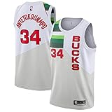 Giannis Antetokounmpo #34 Milwaukee Bucks 2018-19 Swingman Men's Jersey