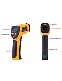 Mengshen® de alta precisión sin contacto IR Termómetro infrarrojo digital pistola de temperatura...