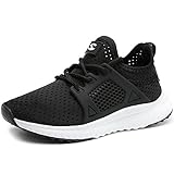 S-BAO Kids Slip-On Athletic Sneakers Boys Girls Breathable Outdoor Running Shoes