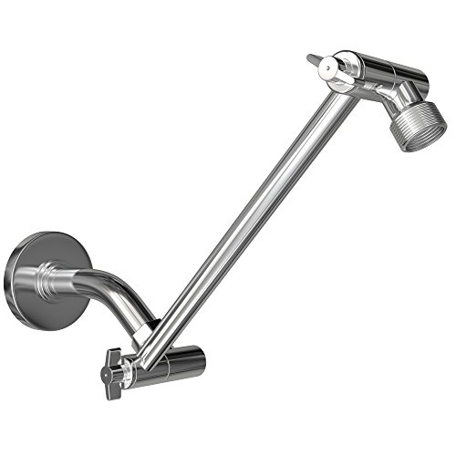 Shower head extension arm, 11" solid brass height/…
