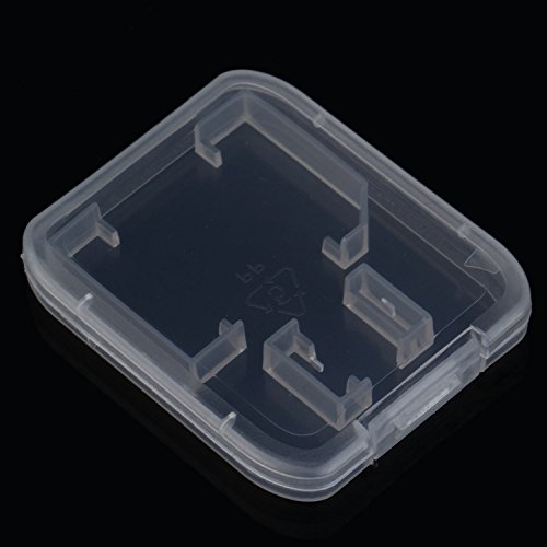 BLUECELL Pack of 15 Clear Plastic Memory Card Case Holder for SanDisk/Kingston/Transcend/Samsung SD Micro SD T-Flash Card - Thumbnail 5