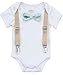 Noah's Boytique Baby Boys Easter Outfit Suspenders Bow Cardigan Sets