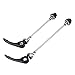 Bike Quick Release Axle Skewer, Bicycle MTB Front &Rear Wheel Hub For Trainers QR 145/185mm 1 Pair