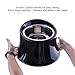 Super Design Elevated Dog Bowl Raised Dog Feeder for Food and Water, Non Spill Edges & Non Skid Sturdy Melamine Stand, Reduce Neck Stress, Less Regurgitating and Vomiting Black