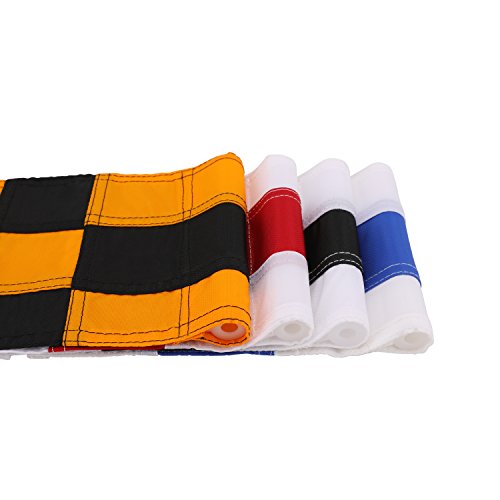 diliclever Golf Flag,Practice Green Golf Flags,400D Nylon Golf Putting Green Flag,Indoor Outdoor Backyard Golf Pin Flags,6 x 8 (4 Pack)