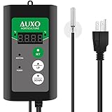AUXO HORTICULTURE Digital Seedling Heat Mats Thermostat 68-108℉ Temperature Controller for Seed Germination