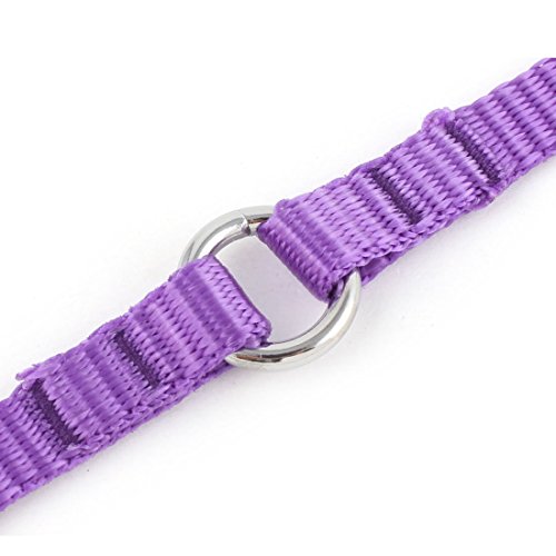 eDealMax Nylon Pet Dog Doppio manico Walking Piombo guinzagli Due trazione Corda Cintura Viola