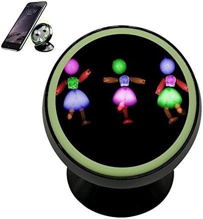 LLCCAR Vehicle Phone Mount Colored Doll Dancing Holder Magnetic Universal Cradle Stand Car Dashboard Mount Strong Magnets Cell Phone Kit Women Men