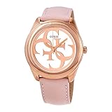 Guess G Twist Quartz Movement White Dial Ladies Watch W0895L6