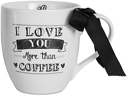 "I Love You More Than Coffee" Coupe Mug | 16oz.