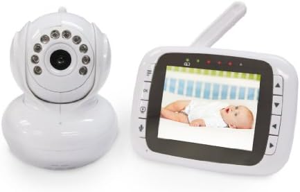 Cozy Infant C3500 Remote Wireless Video Baby Monitor with 3.5-inch Color LCD Screen, Infrared Night Vision and Remote Camera Pan, Tilt and Zoom,3.5 Inch 1 Year Warranty