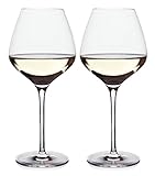 The One Wine Glass - Perfectly Designed Shaped Wine Glasses For All White Wines By Master Sommelier Andrea Robinson, Premium Set Of 2 Lead Free Crystal Glasses, Break Resistant White Wine Glasses