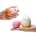 WATINC 16 Pcs DIY Easter Eggs Squishy Bunny Chicks Medium Soft White Squishy Cream Scented Slow Rising Stress Relief Kawaii Simulation Lovely Toys Key Chains Phone Straps Bonus Emoji Stickers