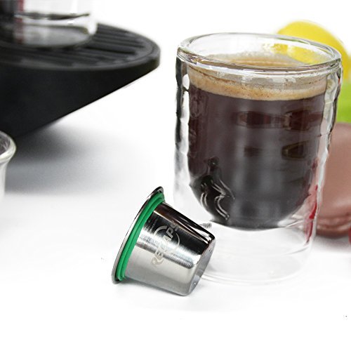 RECAPS Reusable Coffee Filter Capsules Compatible with Nespresso Original
