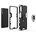 Galaxy A7 2018 Case DWaybox Ring Holder Iron Man Design 2 in 1 Hybrid Heavy Duty Armor Hard Back Case Cover for Samsung Galaxy A7 2018 SM-A750 6.0 Inch (Black)