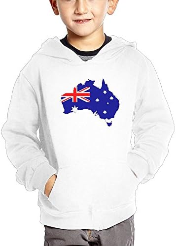 Australian Flag Unisex Baby Funny With Pocket Crew Neck Pullover Hoodies Sweatshirt