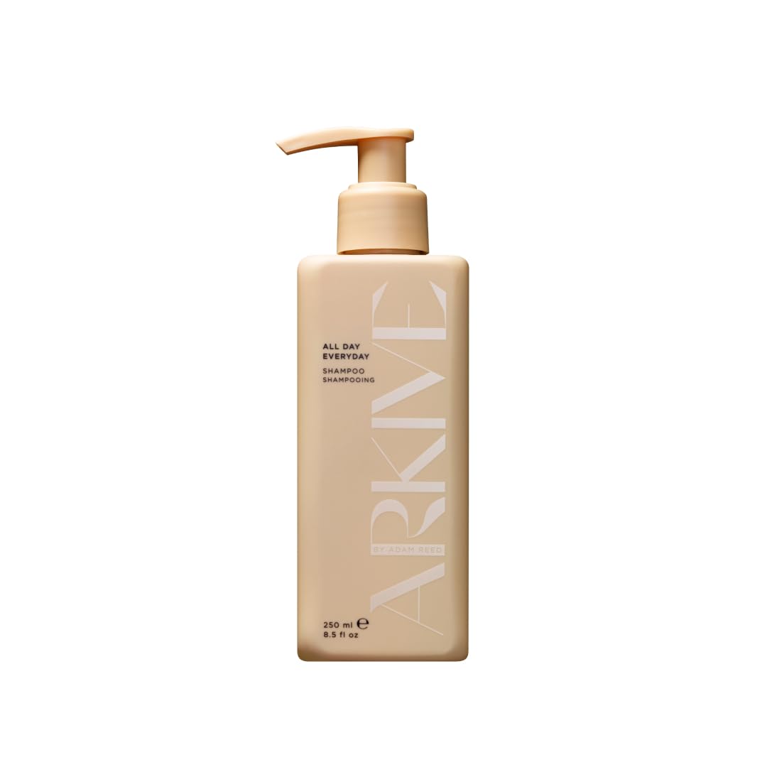 ARKIVE All Day Everyday Hair Shampoo 250ml, Daily Shampoo for All Hair Types, Foaming Formula with Baobab Oil, Baobab Protein & Betaine, Shine & Scalp Moisture, Vegan & Cruelty Free