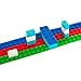 BrickTape Block Tape for Lego Bricks - 3 ROLL PACK(Red, Green, Blue) Compatible with all Major Brands - Reusable Adhesive - Creative Building Toy for Kids
