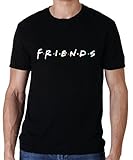 Uzair Friends TV Show T-Shirts (Black, XL)