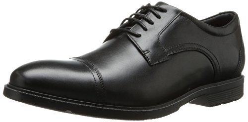 Rockport Men's City Smart Cap Toe Oxford Black 11.5 W (EE)